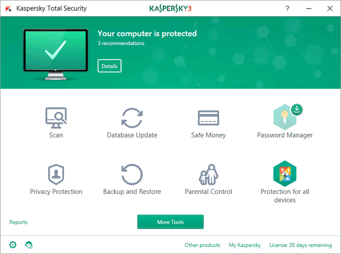 kaspersky total security 