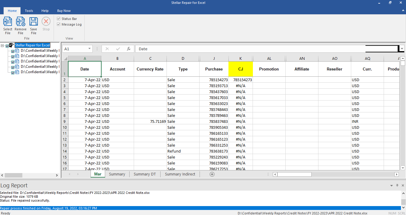 Stellar Repair for Excel